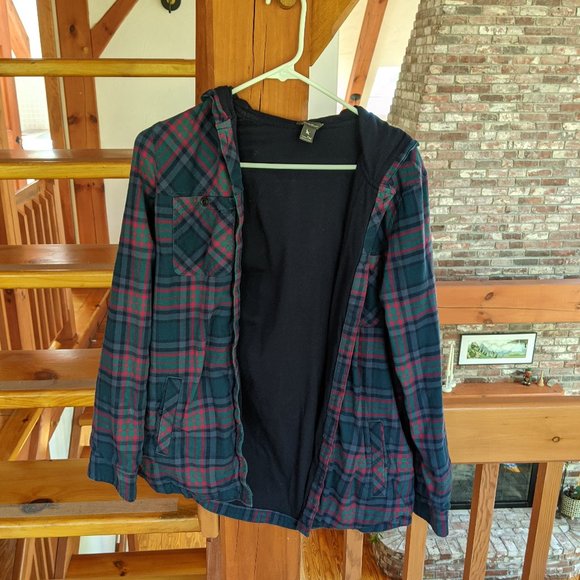 Women's Stine's Favorite Flannel Hooded Shirt Jack - Picture 2 of 2